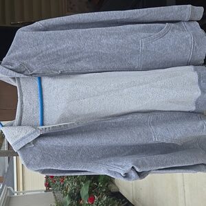 Gray Zip-Up Hoodie